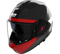 Casco Abatible Nolan N120-1 BLOCCO 357 Nero / Antracite / Rosso / Bianco