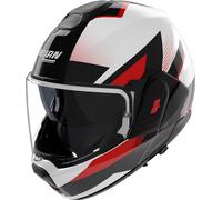Nolan N120-1 Ciclone Casco, negro-blanco-rojo, tamaño XL para Hombres