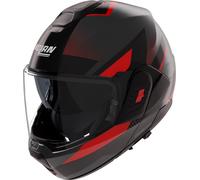 Nolan N120-1 Ciclone Casco, negro/rojo, Talla XL (62)