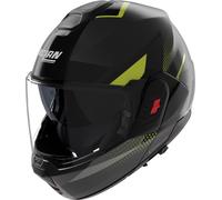 Nolan N120-1 Ciclone Casco, negro-verde, tamaño M para Hombres