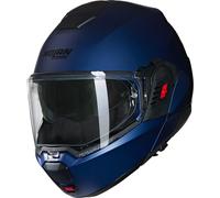 Nolan N120-1 Classico Nobile N-Com Casco, azul, tamaño S para Hombres