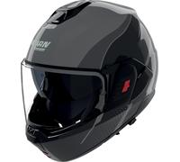Nolan N120-1 Fluente Casco, negro/gris, Talla L (60)