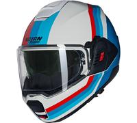 Nolan N120-1 Lineo N-Com Casco, blanco/azul/rojo, Talla S (56)