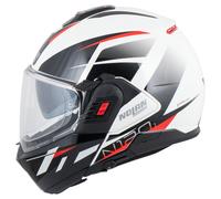 Nolan N120-1 Nightlife Casco Abatible Blanco/Antracita/Negro/Rojo XS unisex