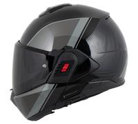 Nolan N120-1 Pintura especial Casco Abatible Negro/Plata/Gris L unisex