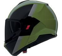 Nolan N120-1 Verniciatura Speciale 354, casco modular M female Verde/Negro/Gris
