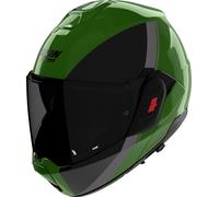 Nolan N120-1 Verniciatura Speciale 354, casco modular XL female Verde/Negro/Gris