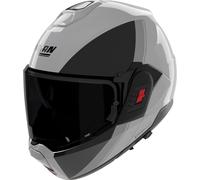 Nolan N120-1 Verniciatura Speciale N-Com Casco, negro/gris, Talla S (56)