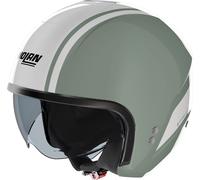 Nolan N20-2 Dolce Vita 348, casco abierto XS female Verde/Blanco
