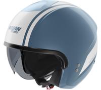 Nolan N20-2 Dolce Vita Casco a reacción, gris-azul, tamaño S para Hombres