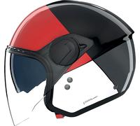 Nolan N20-2 Visor Blocco 353, casco abierto S female Negro/Rojo/Blanco/Gris Oscuro