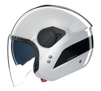Nolan N20-2 Visor Dolce Vita Casco a reacción, negro-blanco, tamaño 2XS para Hombres