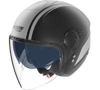 Nolan N20-2 Visor Dolce Vita Casco a reacción, negro-blanco, tamaño L para Hombres