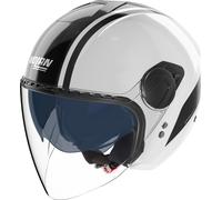 Nolan N20-2 Visor Dolce Vita Casco a reacción, negro-blanco, tamaño S para Hombres