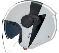 Nolan N20-2 Visor Impeto 345, casco abierto M female Gris Claro/Negro