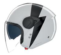 Casco Jet Nolan N20-2 VISOR IMPETO 345 Perla / Nero
