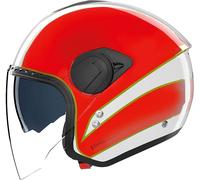 Nolan N20-2 Visor Tricolore 346, casco abierto M female Rojo/Blanco/Verde