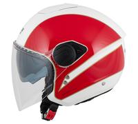 Nolan N20-2 VISOR TRICOLORE Casco Jet Blanco/Rojo/Verde XS unisex