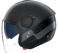 Nolan N20-2 Visor Zefiro 341, casco abierto S female Mate Negro/Gris Oscuro