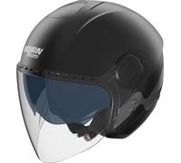 Nolan N20-2 Visor Zefiro Casco a reacción, negro-gris, tamaño S para Hombres