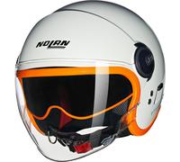 Nolan N21 Visor 06 Ocio Casco Jet, naranja-plata, tamaño M para Hombres