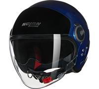 Nolan N21 Visor 06 Verniciatura Speciale Casco Jet, negro-azul, tamaño M para Hombres