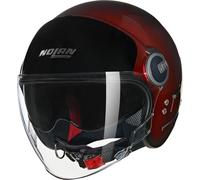 Casco Jet Nolan N21 VISOR VERNICIATURA SPECIALE 344 Rosso viscerale / Nero