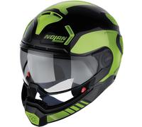 Nolan N30-4 TP Uncharted Casco, negro/verde, Talla S (56)