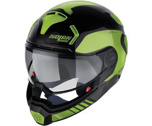Nolan N30-4 TP Uncharted Casco, negro/verde, Talla S (56)