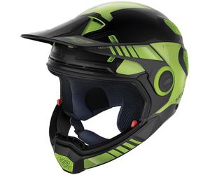 Nolan N30-4 XP Uncharted Casco, negro-verde, tamaño L para Hombres