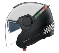 Casco Jet Nolan N40-5 BELLAVISTA 341 Nero / Bianco / Scacchi