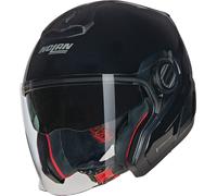 Nolan N40-5 06 Classico N-Com Casco Jet, negro, Talla S (56)