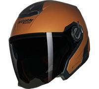 Nolan N40-5 06 Classico Nobile N-Com Casco Jet, Ocre mate, Talla S (56)