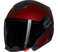 Nolan N40-5 Classico Nobile 321, casco abierto XL male Rojo Oscuro