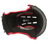 Nolan N53 Clima Comfort Forro interior, negro-rojo, tamaño 2XL 3XL para Hombres