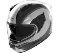 Nolan N60-6 Bifase Casco, Blanco/Negro, Talla S (56)