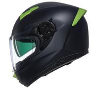 Nolan N60-6 Casco, Unisex, Negro/Verde Pulse, Extra-Small