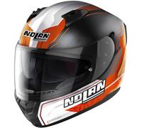 Nolan N60-6 Gemini Replica A. Rins Casco, negro-naranja, tamaño M para Hombres