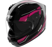 Nolan Casco integral N60-6 Sincrono 354 Negro/Fucsia/Gris Talla S Femenino