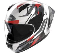 Nolan N60-6 Sport Corsa Casco, negro-rojo, tamaño 2XL para Hombres