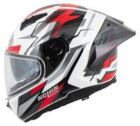 Nolan Casco integral N60-6 Sport Corsa 356 XL Mujer Blanco/Gris/Rojo/Plata
