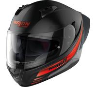 Nolan N60-6 Sport Outset Casco, negro mate/rojo, Talla XL (62)