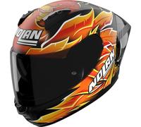 Nolan Casco integral N60-6 Sport Réplica Iannone 360 Negro/Rojo/Naranja/Amarillo mate Talla L