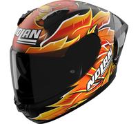 Nolan Casco integral N60-6 Sport Replica Iannone 360 Talla S Mate Negro/Rojo/Naranja