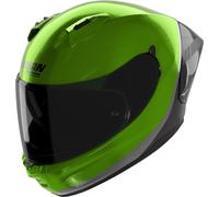 Nolan N60-6 Sport Verniciatura Speciale Casco, negro/verde, Talla M (58)