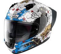 Nolan N60-6 Sport Wyvern Casco, blanco-oro, tamaño 2XL