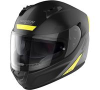 Nolan N60-6 Staple Casco, negro mate/amarillo, Talla XL (62)