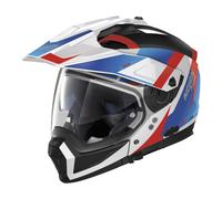 Nolan N70-2 X 06 Skyfall N-Com Casco Enduro ( Negro/Azul/Blanco / Rojo) T:S (55