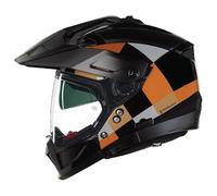 Nolan N70-2 X Casco, Unisex, Black Grey Ocre, Large
