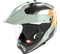 Casco Crossover Nolan N70-2 X SELVADO 348 Nero/Verde grigio/Bianco/Arancione